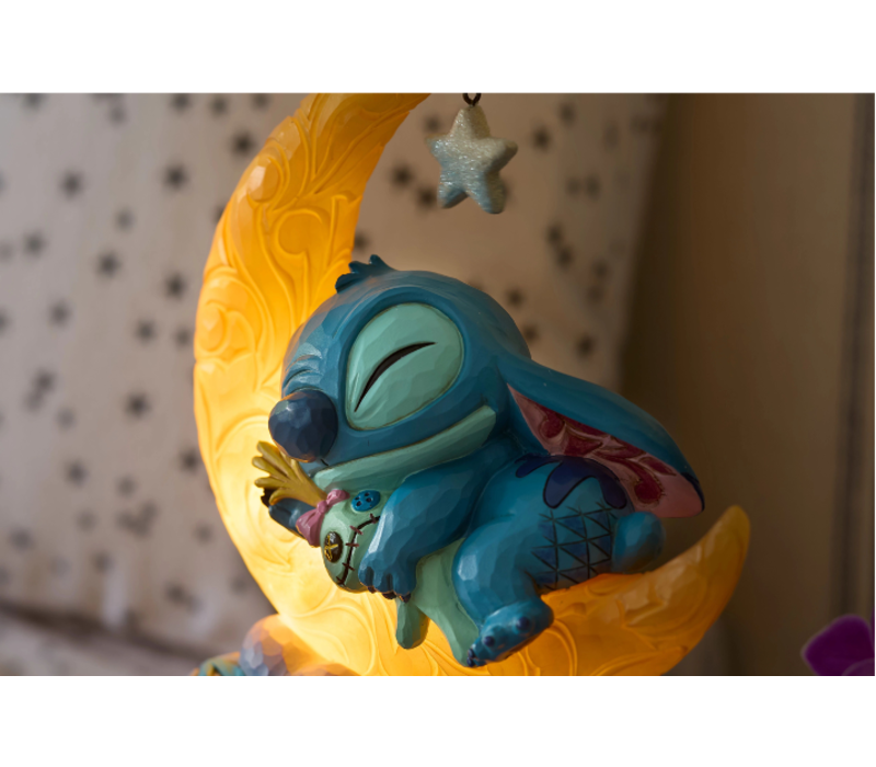 Disney Traditions - Sweet Dreams (Stitch & Scrump on Light-up Moon)