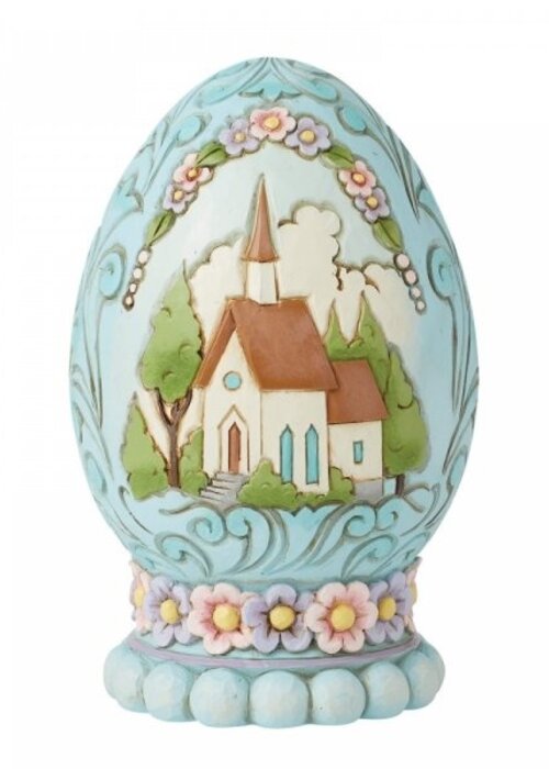 Heartwood Creek Let Us Rejoice (Church Egg Diorama) - Heartwood Creek