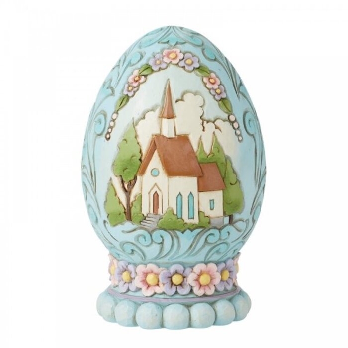 Heartwood Creek Let Us Rejoice (Church Egg Diorama) - Heartwood Creek