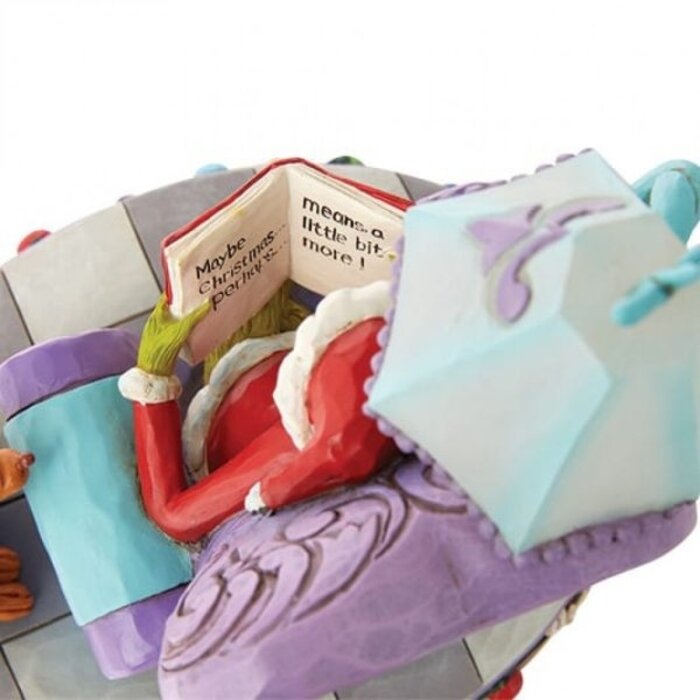 The Grinch by Jim Shore - Grinch in a large Chair (First Edition Signed)