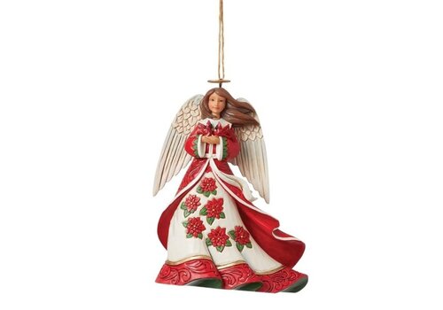 Heartwood Creek Christmas Angel with Cardinals Hanging Ornament - Heartwood Creek