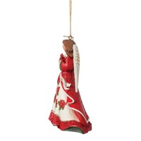 Heartwood Creek - Christmas Angel with Cardinals Hanging Ornament