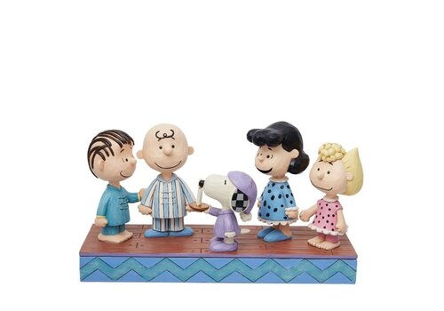 Peanuts by Jim Shore Peanunts Gang in Christmas PJ's - Peanuts by Jim Shore