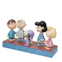 Peanuts by Jim Shore - Peanunts Gang in Christmas PJ's