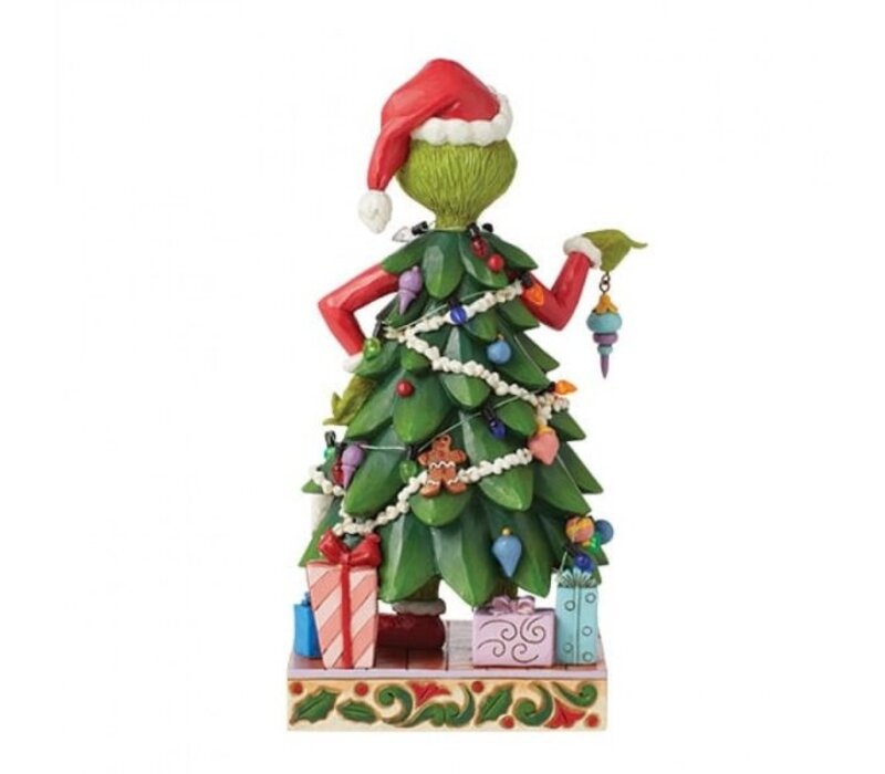 The Grinch by Jim Shore - The Grinch Dressed as a Christmas Tree