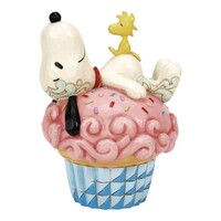 Peanuts by Jim Shore - Sprinkle Snooze (Snoopy Laying on Cupcake)