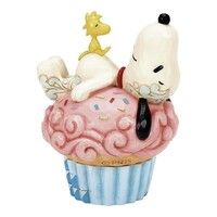 Peanuts by Jim Shore - Sprinkle Snooze (Snoopy Laying on Cupcake)