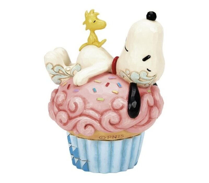 Peanuts by Jim Shore - Sprinkle Snooze (Snoopy Laying on Cupcake)