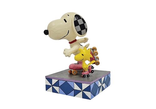 Peanuts by Jim Shore The Wheel Deal (Snoopy Roller Skating) - Peanuts by Jim Shore