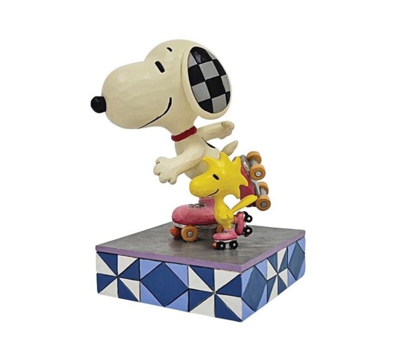 Peanuts by Jim Shore - The Wheel Deal (Snoopy Roller Skating)