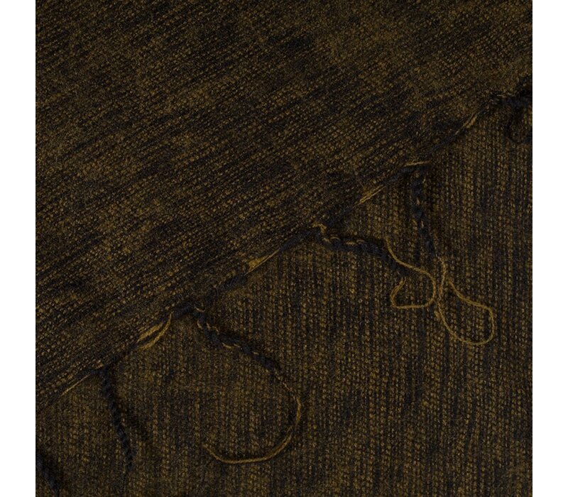 Sjaal met een Verhaal - Plaid Mosgroen