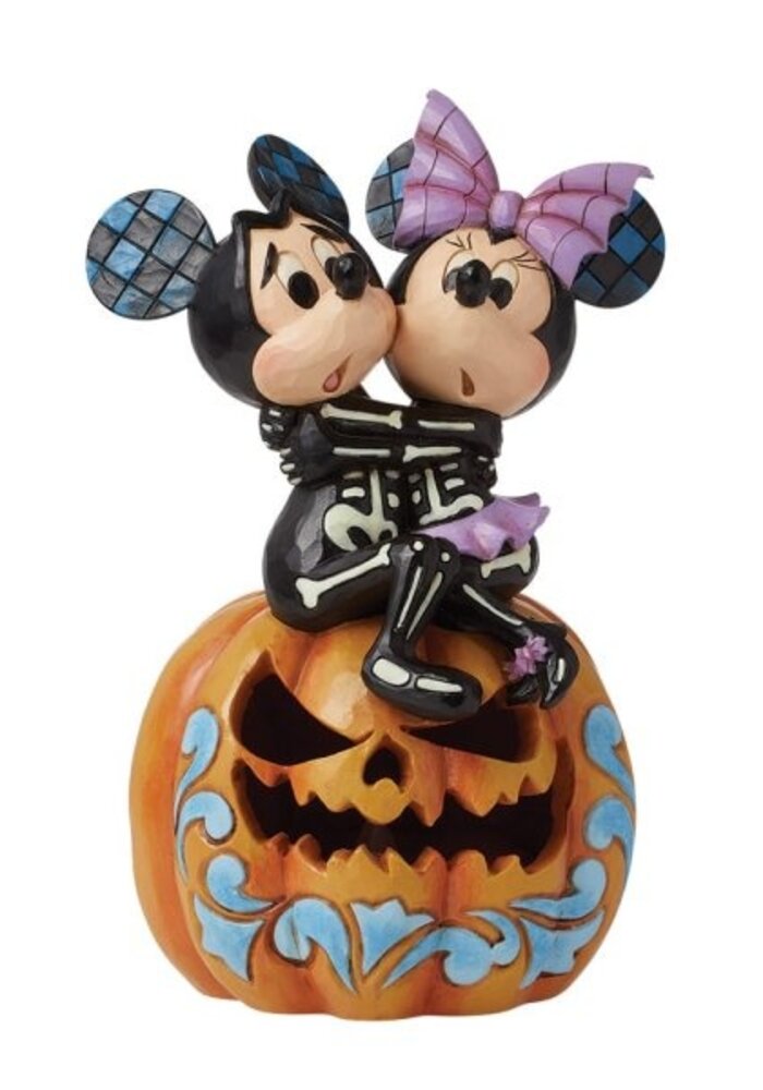 Disney Traditions - Spine-tingling Sweethearts (Mickey & Minnie LED Pumpkin)