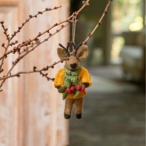 Hanger Hert met Hulst - Sjaal met een Verhaal 