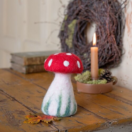 Paddenstoel Rood - Sjaal met een Verhaal 