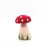 Sjaal met een Verhaal - Paddenstoel Rood