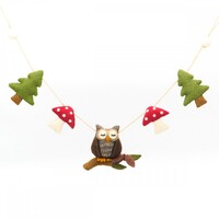 Sjaal met een Verhaal - Viltslinger Bos Uil