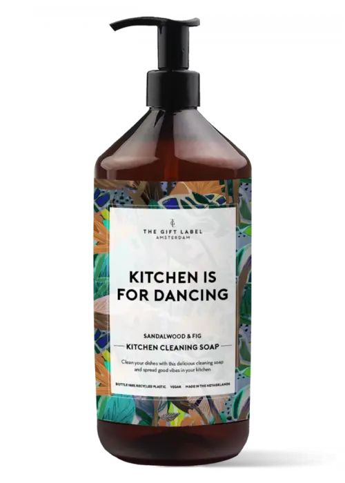 The Gift Label Kitchen Cleaning Soap - Kitchen is for dancing - The Gift Label