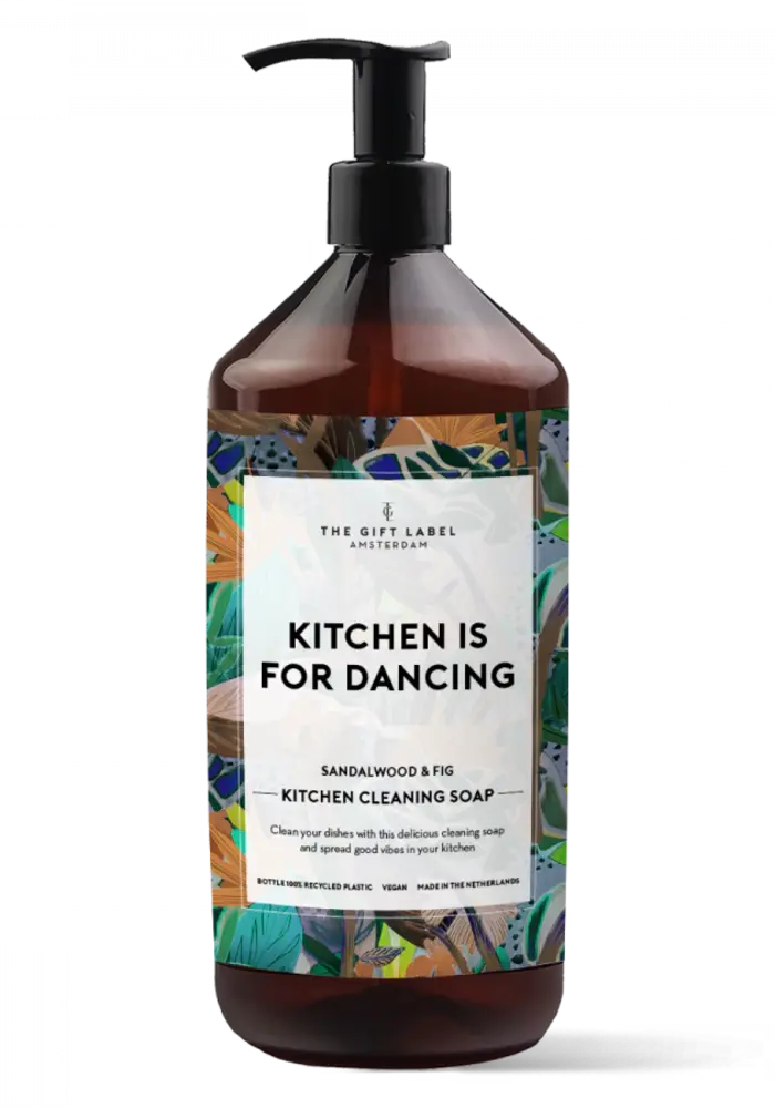 The Gift Label - Kitchen Cleaning Soap - Kitchen is for dancing