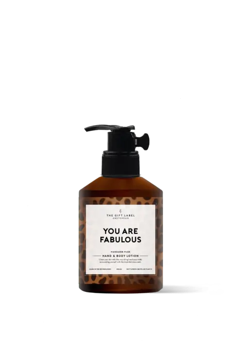 The Gift Label Hand & Body Lotion - Stay Fabulous - The Gift Label