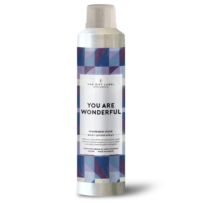 The Gift Label Body lotion spray - You are wonderful - The Gift Label