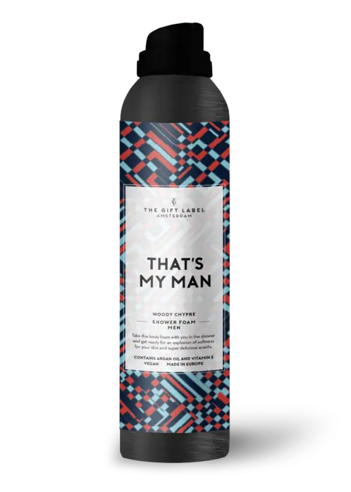 The Gift Label Doucheschuim - That's my man - The Gift Label