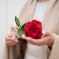 Sjaal met een Verhaal - Roos Rood