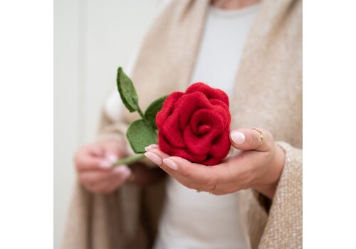 Sjaal met Verhaal Roos Rood - Sjaal met een Verhaal