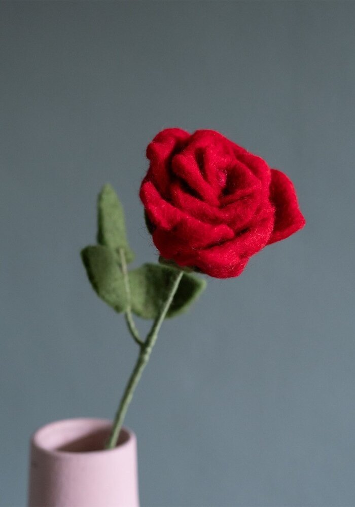 Sjaal met een Verhaal - Roos Rood