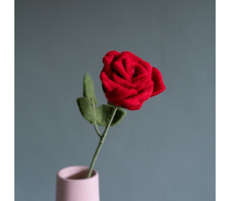 Sjaal met een Verhaal - Roos Rood