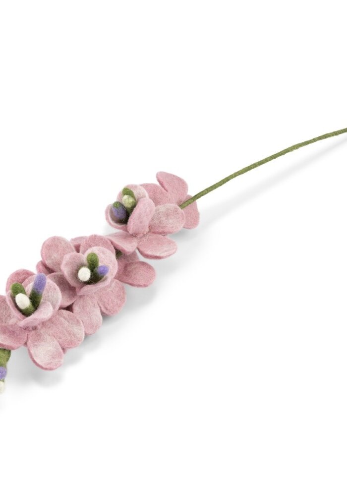 Sjaal met een Verhaal - Ridderspoor Roze