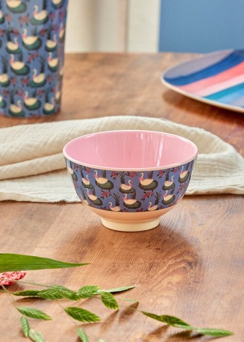 RICE Kleine Kom - Blauw - Swan Lake - rice