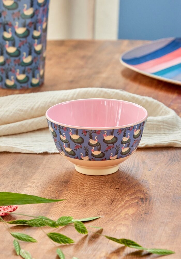 rice - Kleine Kom - Blauw - Swan Lake