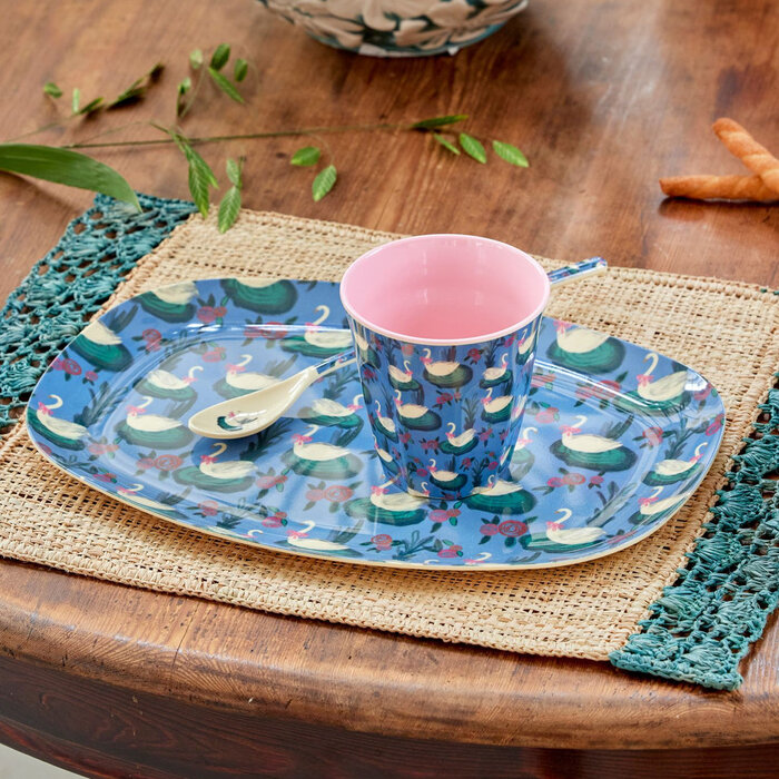 RICE - Dinerbord - Swan Lake (OP=OP!)
