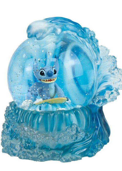 Disney Showcase Collection Stitch Surfing Waterball - Disney Showcase Collection
