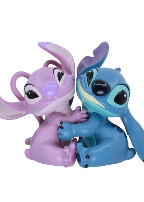 Disney Showcase Collection Stitch & Angel Bookends - Disney Showcase Collection