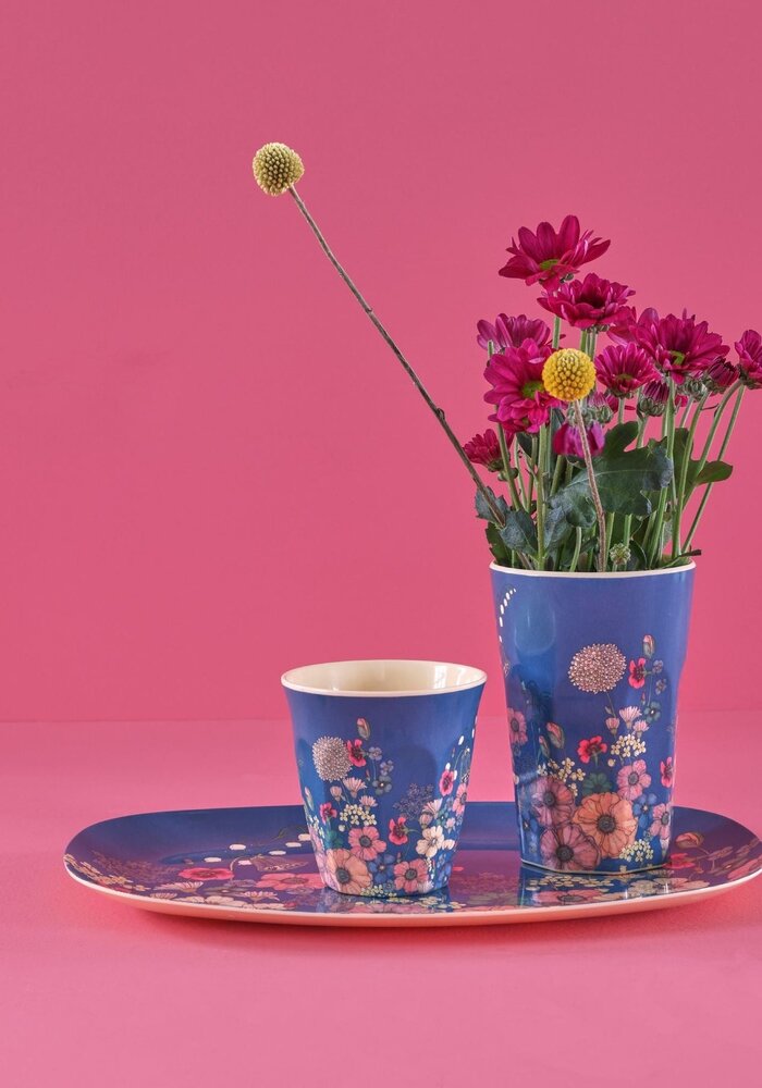 rice - Medium Beker - Flower Collage