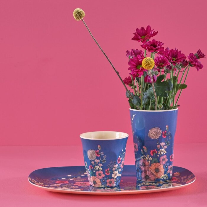 RICE - Medium Beker - Flower Collage (OP=OP!)