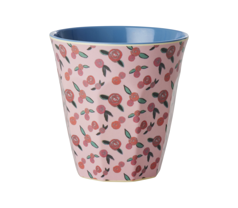 rice - Medium Beker - A Rose is a Rose