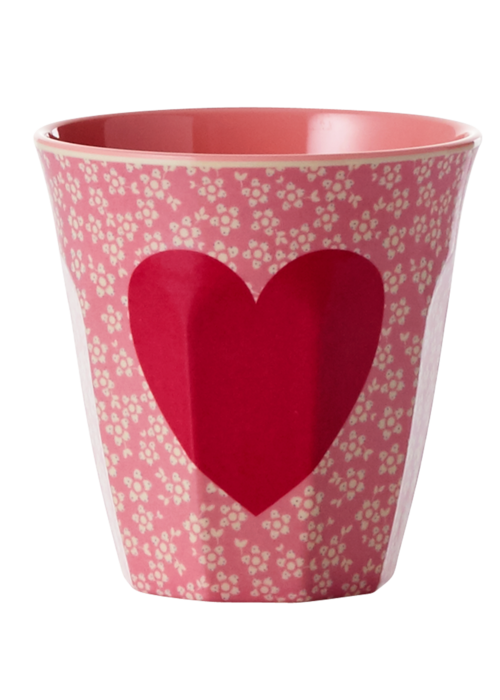 RICE Medium Beker - Heart - rice