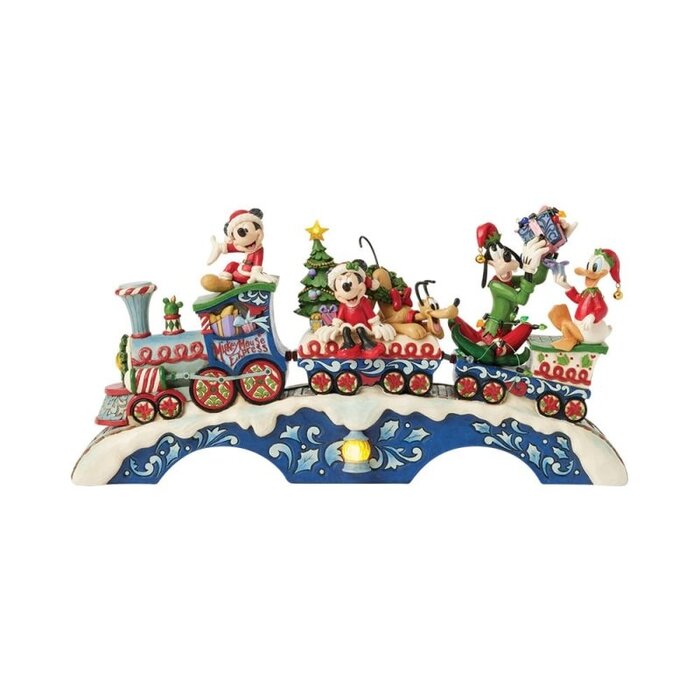 Disney Traditions - Christmas Cheer on Track (Mickey & Friends LED Musical Train)