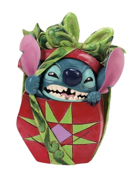 Disney Traditions Holiday Mischief (Stitch Tearing Christmas Present) - Disney Traditions