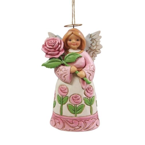 Angel with Roses Hanging Ornament (PRE-ORDER) - Heartwood Creek 