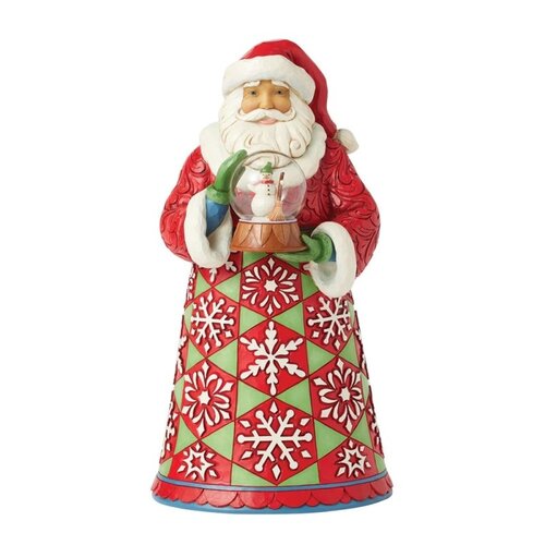Frosty Keepsake (Santa with Globe) - Heartwood Creek 