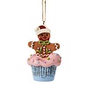 Gingerbread Cupcake Hanging Ornament - Heartwood Creek