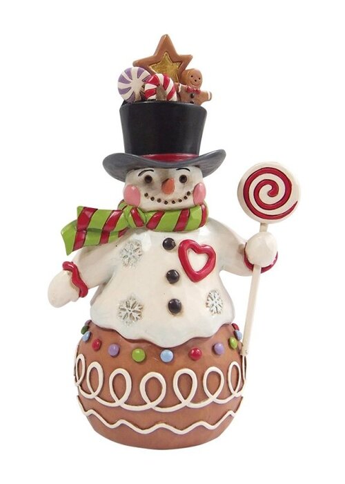 Heartwood Creek Gingerbread Snowman with Sweetie Hat - Heartwood Creek