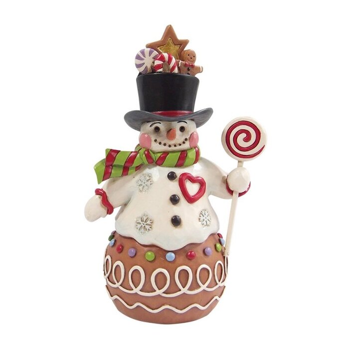 Heartwood Creek Gingerbread Snowman with Sweetie Hat - Heartwood Creek