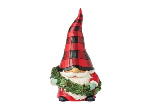 Heartwood Creek Gnome with Wreath - Heartwood Creek