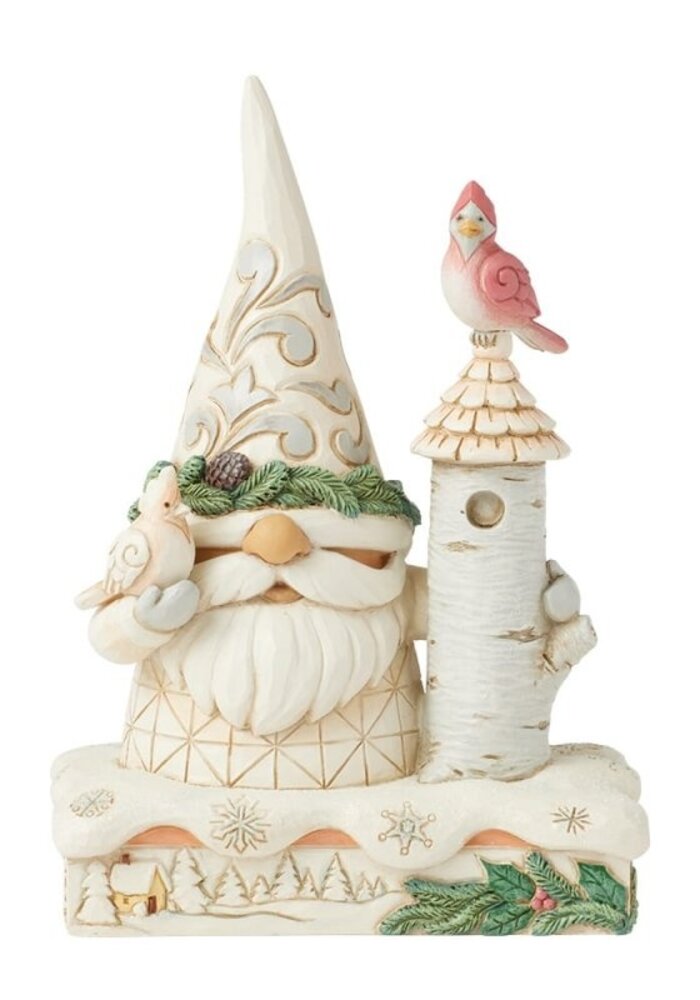 Heartwood Creek - Holiday Guests (White Woodland Gnome)