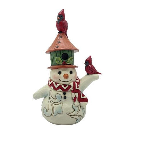 Snowman with Birdhouse Hat Mini (PRE-ORDER) - Heartwood Creek 