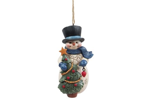 Heartwood Creek Snowman with Tree Hanging Ornament (PRE-ORDER) - Heartwood Creek